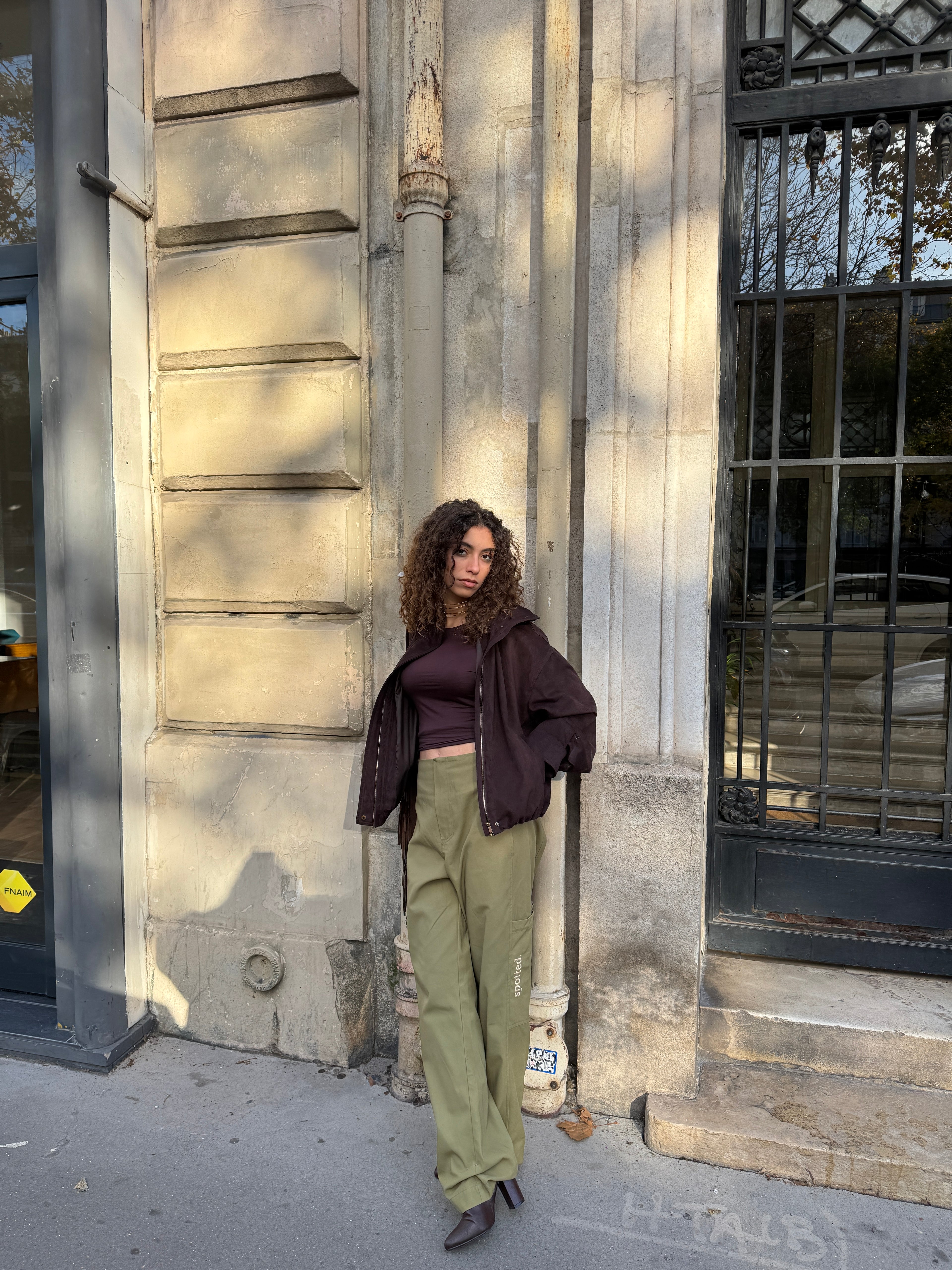 classic mima pants - green olive