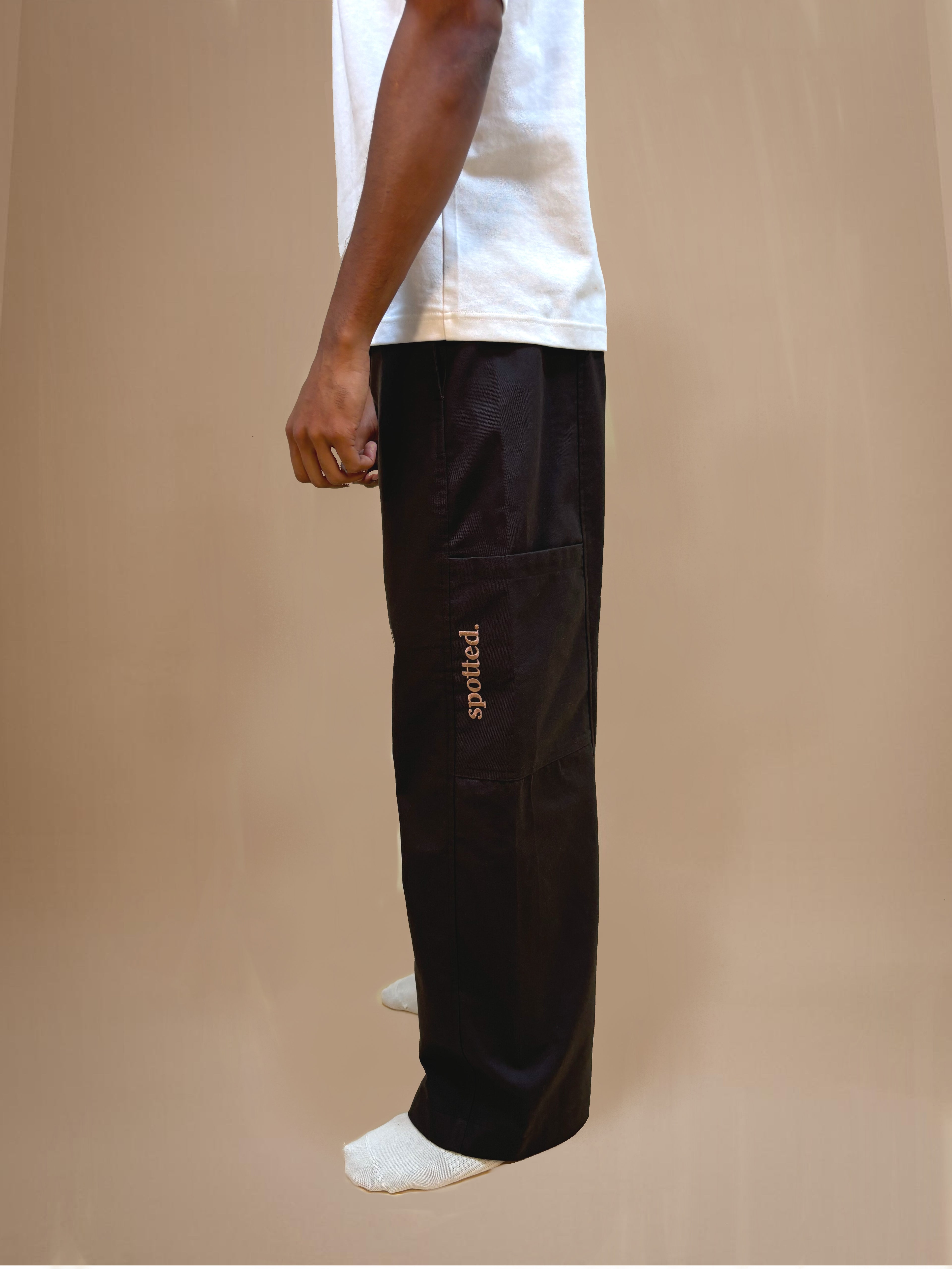 classic mima pants - dark brown