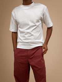 classic mima pants - red wine