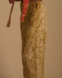 gold mima pants