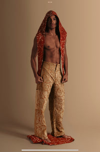 gold mima pants
