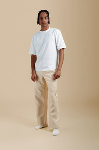 creme mima pants