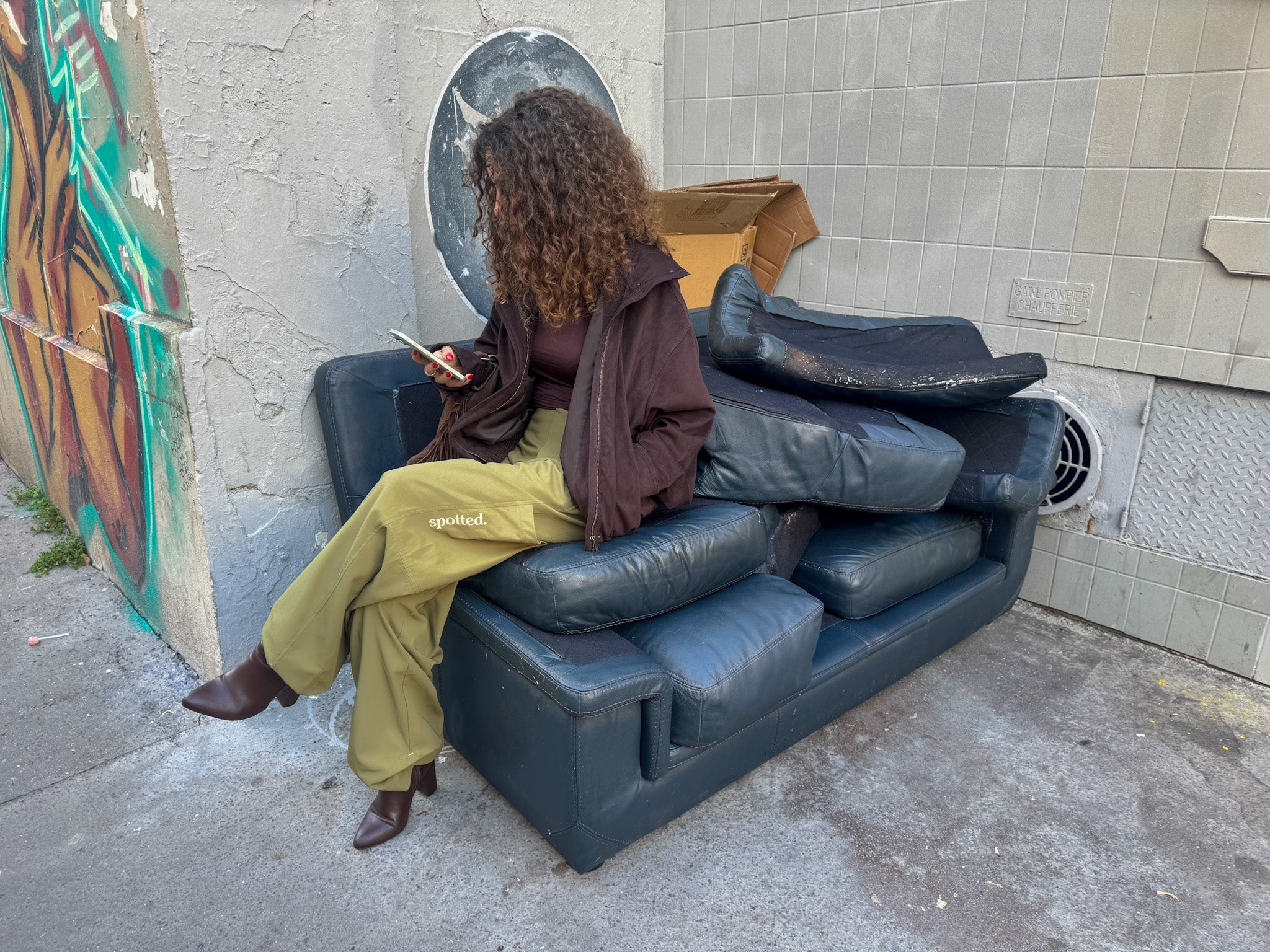 classic mima pants - green olive