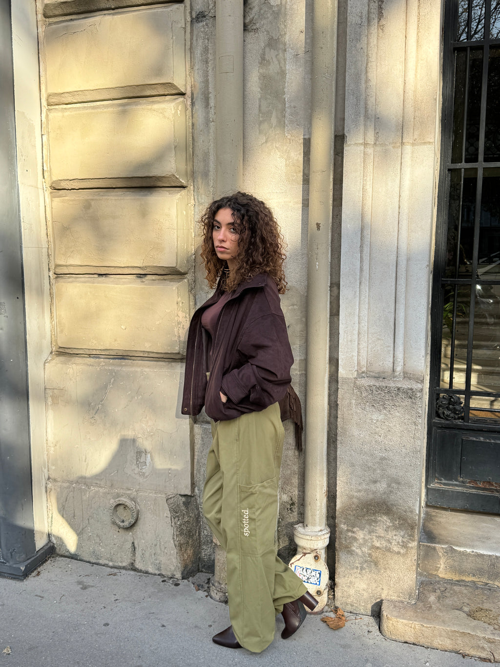 classic mima pants - green olive